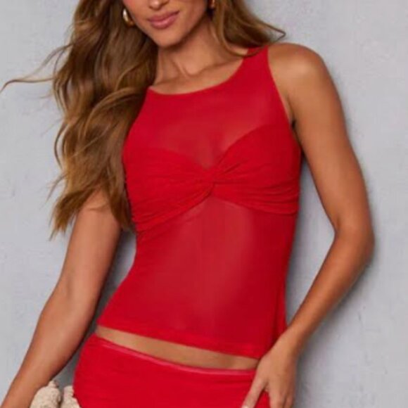 Vici Tops - Bittersweet Crush Mesh Top – VICI